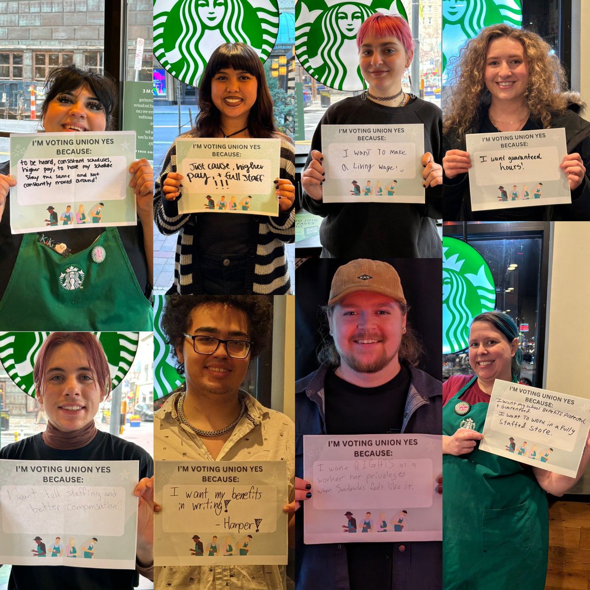 The Sixth St. partners are voting Union Yes this Wednesday 3/6!! Stop in and give them some words of support and solidarity! 🎉
