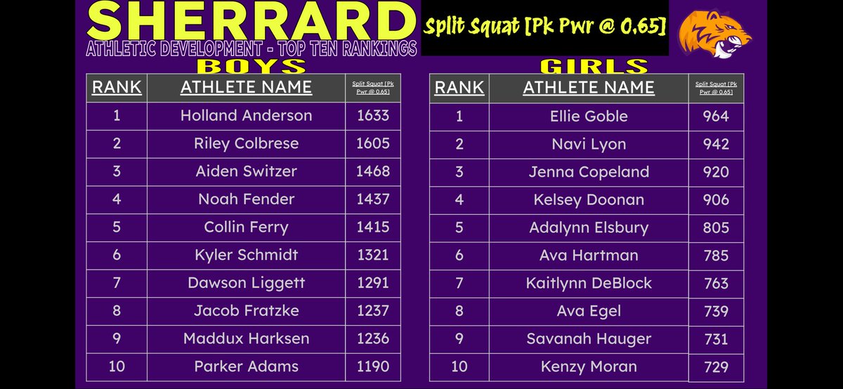 Sherrard Athletic Development tweet media