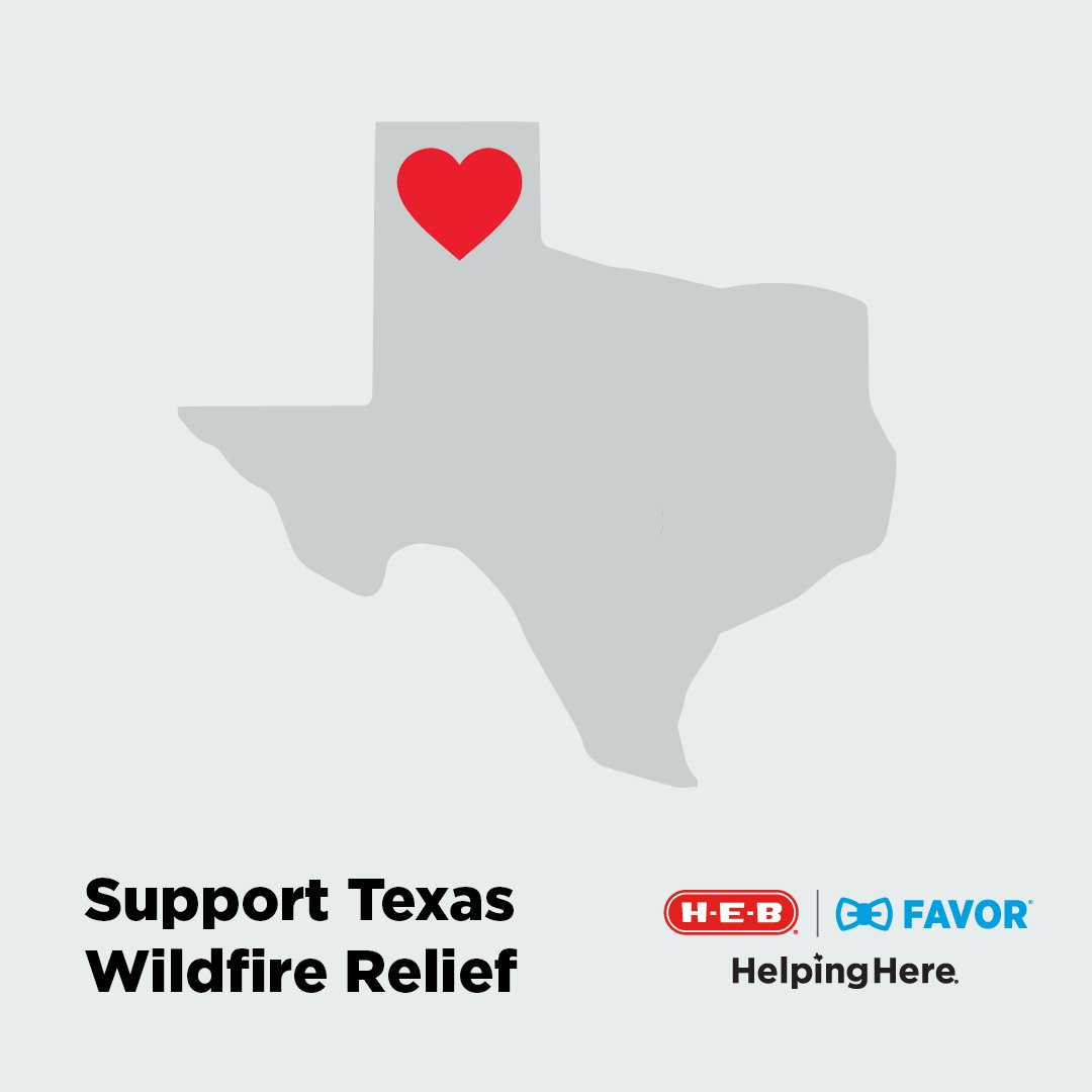 When you order with Favor, you can now join us in helping fellow Texans impacted by the largest wildfire in our state’s history. Starting today, you can make a contribution with any Favor order or online through the link in our bio.