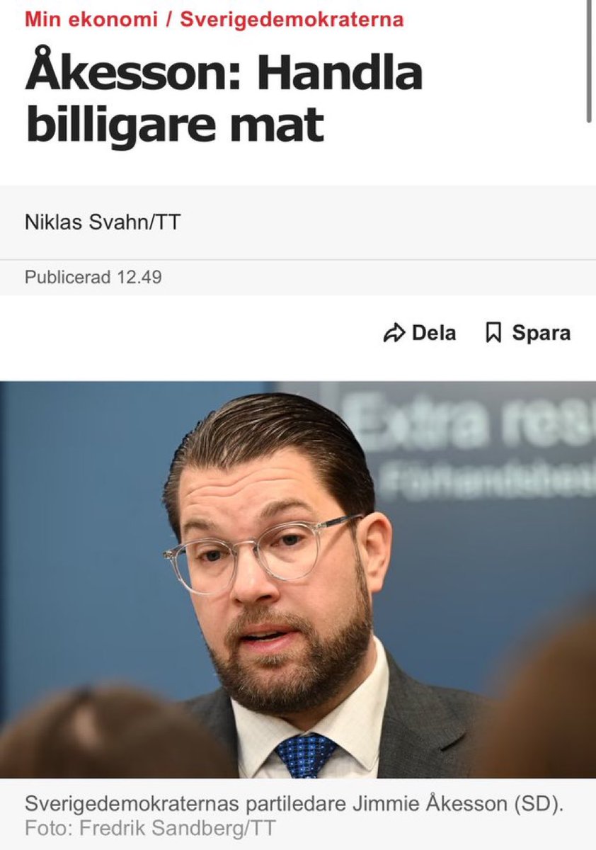 Ät bakelser då, om nu brödet har blivit för dyrt.