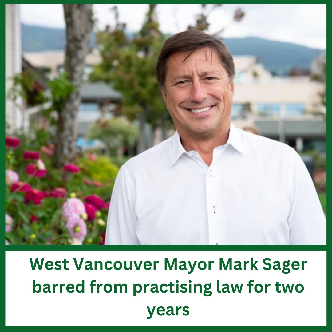 The Law Society of B.C. says Sager admitted to three instances of professional misconduct over the handling of a client's estate.
paradisetrails.ca/updates/west-v…
