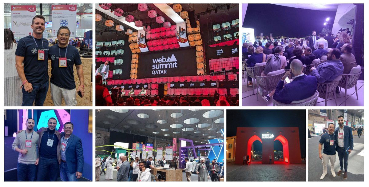 chainparency's tweet photo. We had the pleasure of participating in the inaugural WebSummit held in Doha, Qatar, and it was an incredible experience! The #WebSummitQatar was fantastic, and we're grateful to have been a part of it! https://t.co/ZVK8AE7JlG