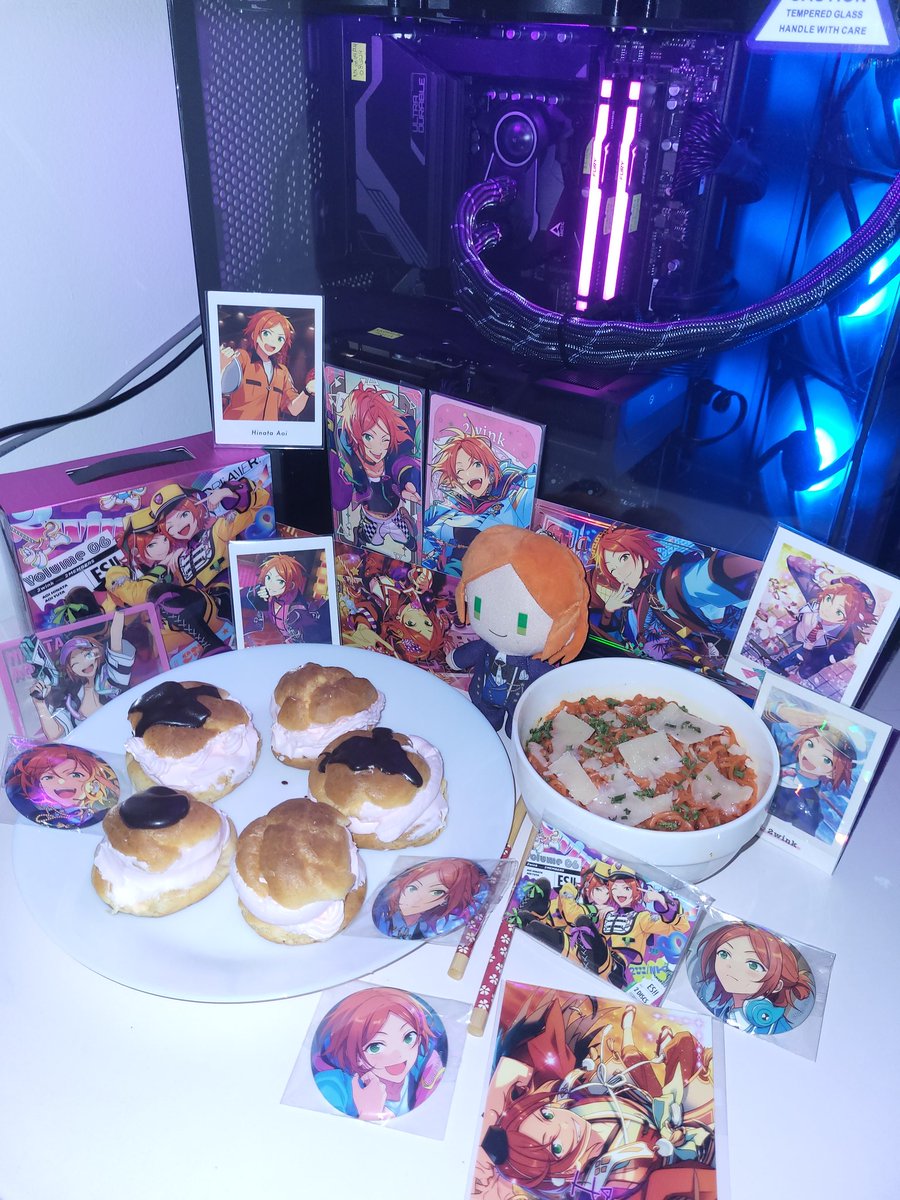 NatsuHinaP's tweet photo. HAPPY BIRTHDAY TO HINATA AND YUUTA, MY PRECIOUS BOYS🥳🎂

I made cream puffs for Hinata and expra super spicy noodles for Yuuta (test by me; my mouth hurts now 🫡). AND HERE'S TO MANY MORE YEARS SPENDING TOGETHER WITH THEM🥰🥰
#葵ひなた誕生祭2024
#葵ゆうた誕生祭2024 https://t.co/7nip45Qa4U
