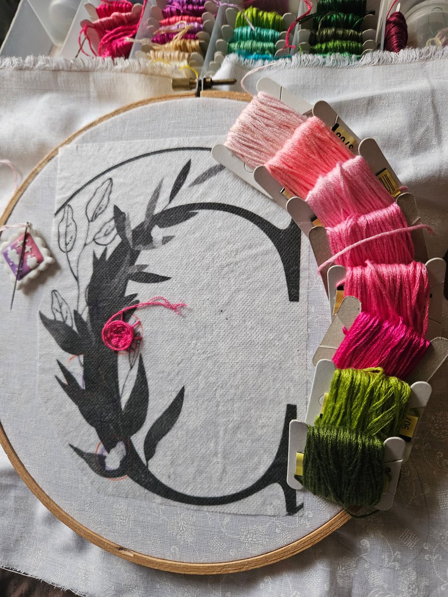 New project 'C'.
#stitchalong #embroidery #bordado #puntada #puntadas #stitch #stitching #puntodecruz #crossstitch  #stitches #bordar #puntadita #needlework #aguja #handembroidery #bordadoamano #embroideryart