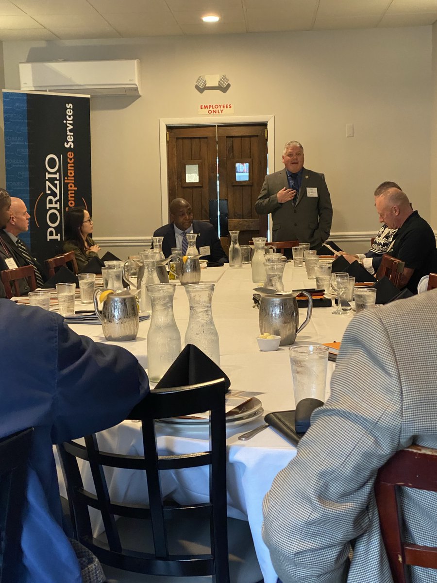 PorzioCS's tweet photo. At our recent school safety roundtable, experts @KevinCraig32 (PorzioCS) & Stanley Valles (South Orange & Maplewood) discussed NJ's new legislation, MOA updates, & best practices for student safety. #SchoolSafety #ThreatAssessment #EducationSecurity https://t.co/IJrcgJc162