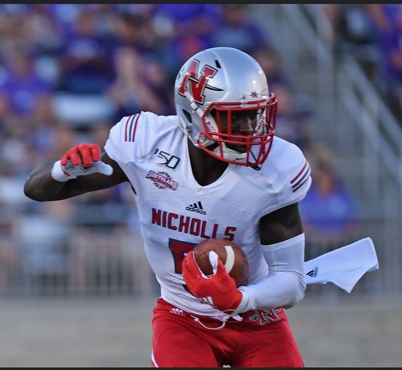 amari_clayton's tweet photo. #AGTG After a great talk with @CoachMurph4 , I am blessed  to have earned an offer from Nicholls State University @Nicholls_FB @_Brad_Nelson @JaceLejeune @samspiegs @CoachFuller_CHS @LAvsAllYall @M_MWEWORKING @chessabouche @CurDogFootball @KenAnioJr @RecruitLouisian @jkleesportz https://t.co/Ul8JpoqHiR