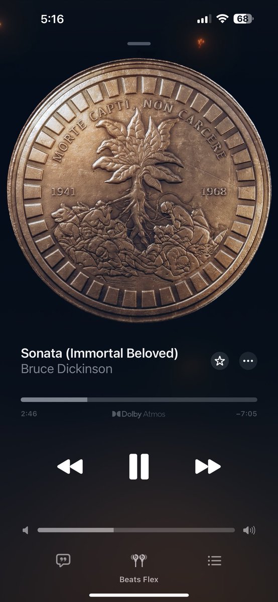 No cheating, what song are you listening to right now?
