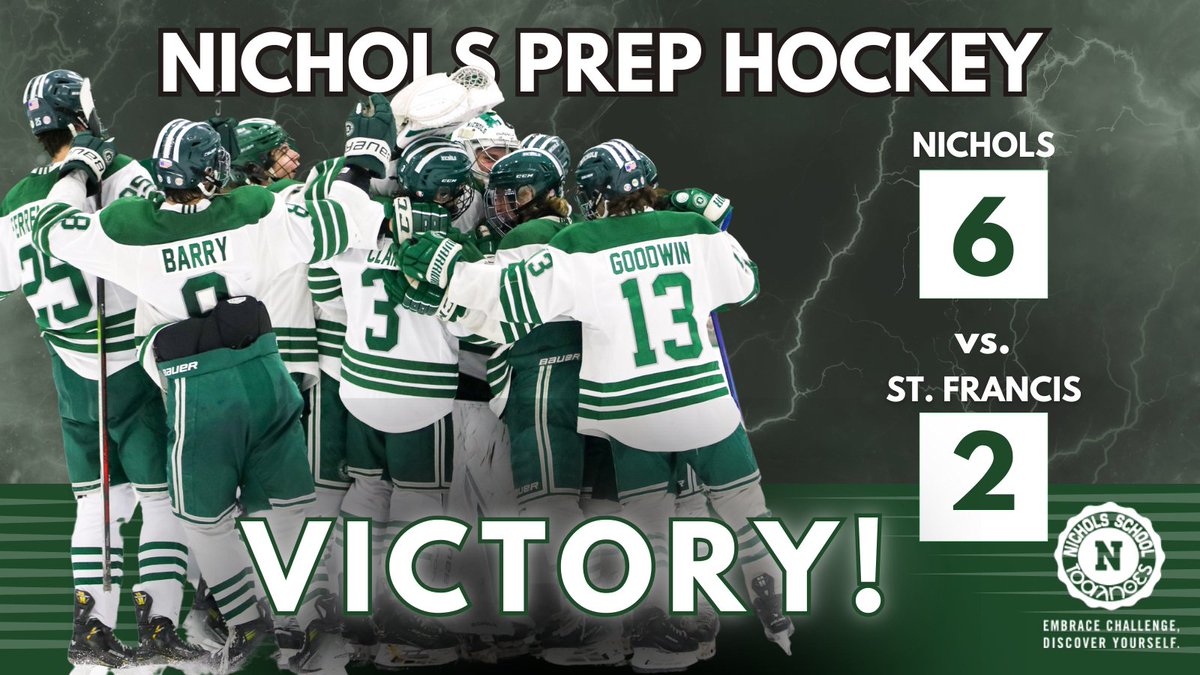 NicholsHockey's tweet image. Nichols and St. Francis split Senior Nights.  After a loss on Friday, Nichols bounces back with a 6-2 win over Frannies. We&apos;re looking ahead to the NY State Tournament March 15-17! #CultureWins #ProcessWins #ItTakesWhatItTakes #Vitua