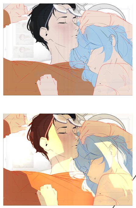 From now on, I'm going to paint over screenshots before I start testing out paintings.. this feels nice 