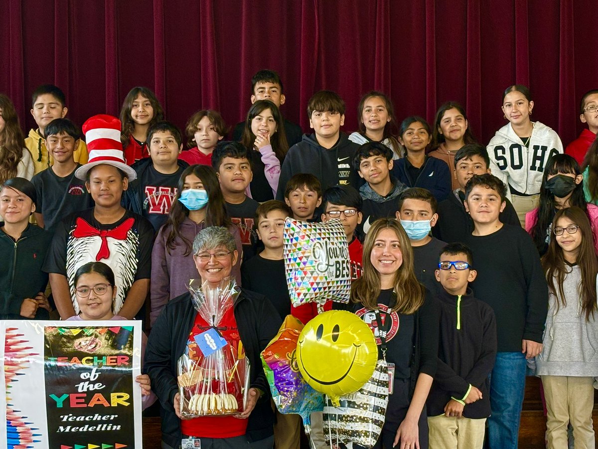 We would like to congratulate Teacher Medellin for being the <a href="/WhittierES_HISD/">Whittier Elementary</a> teacher of the year. Thank you for going above and beyond the call of duty. <a href="/pattyortiz_edu/">Patty Ortiz</a>