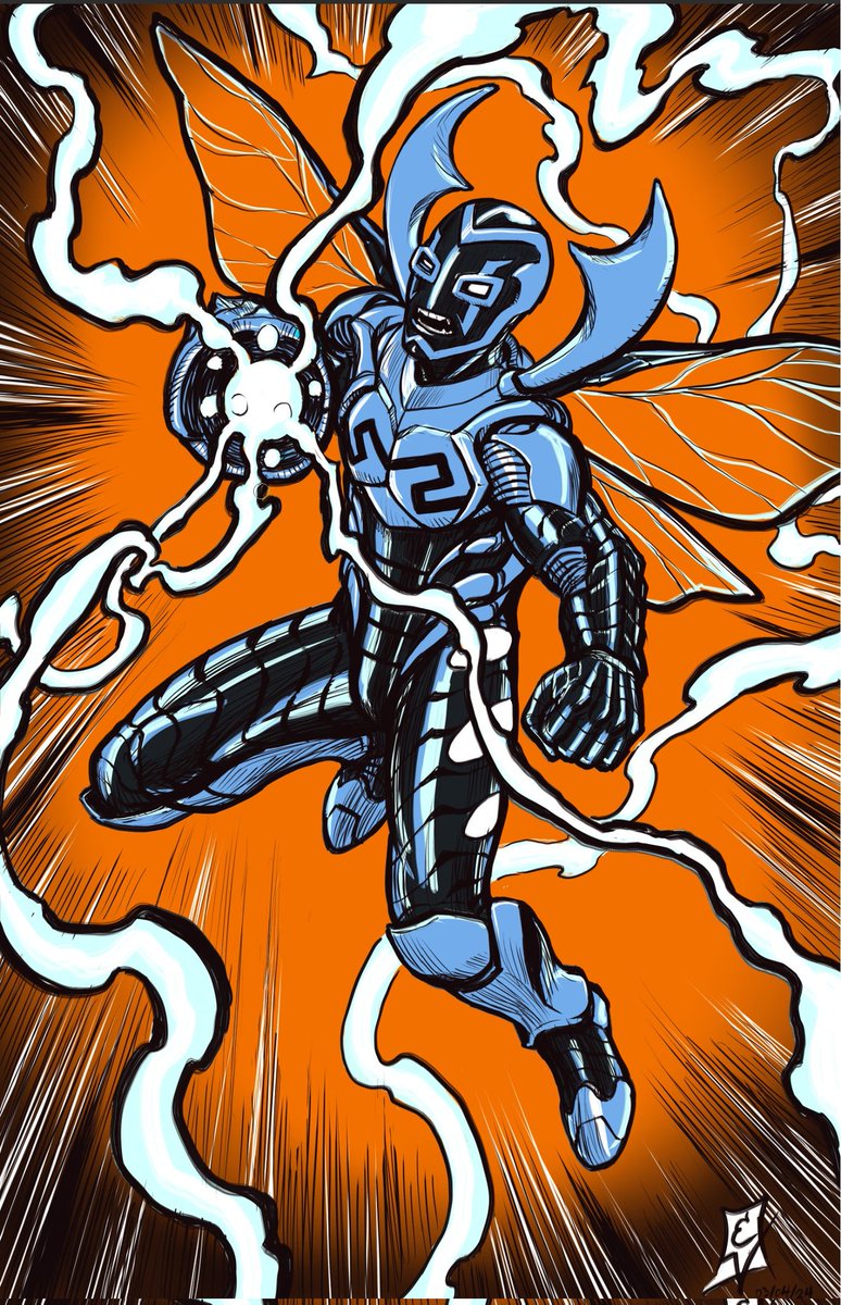 First emergency commission done! DC's Blue Beetle, haven't drawn many DC characters so was an interesting exercise. Feel free to dm me if you'd also like some custom art! #ericlvargas #fanart #commission #bluebeetle