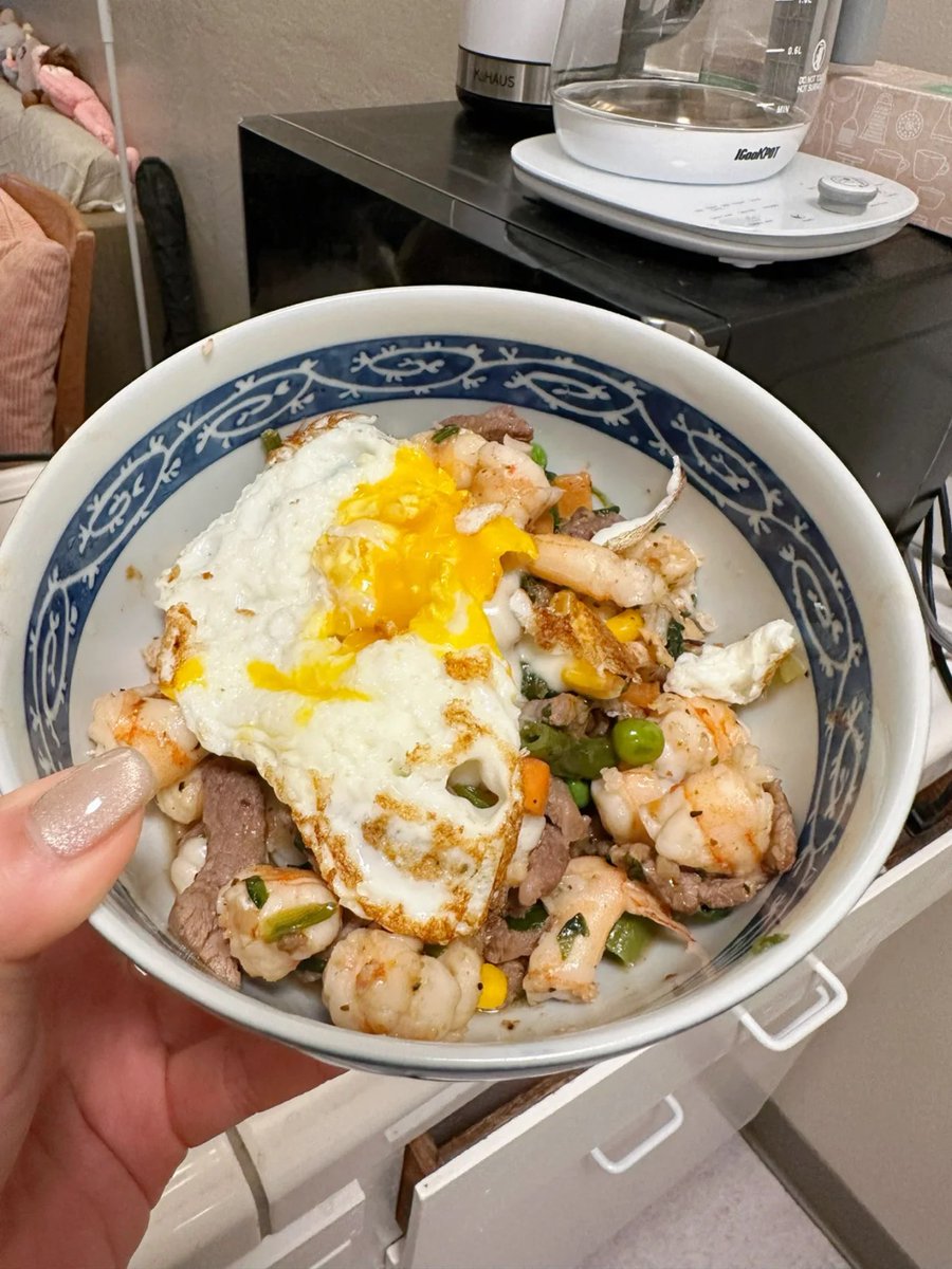 Dinner that I cooked myself🍽🍽