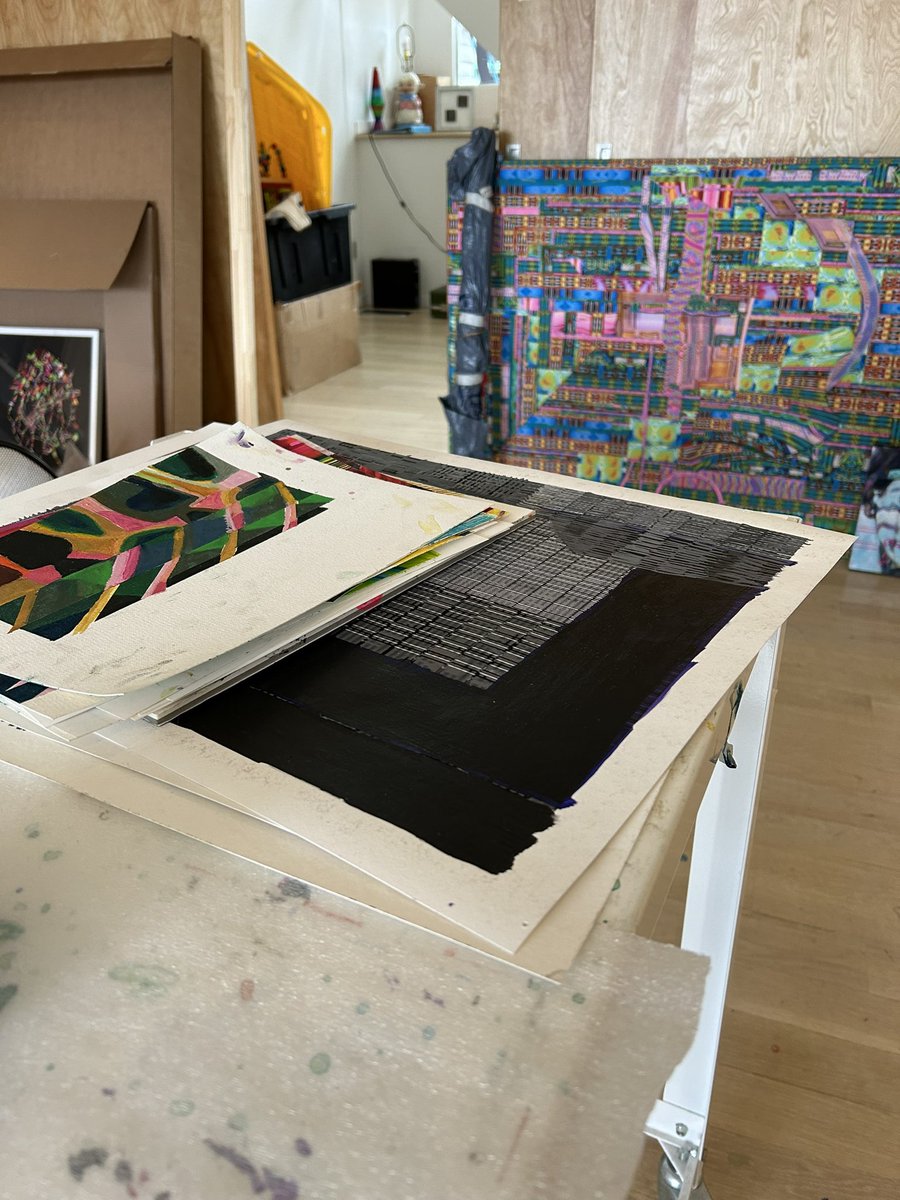 Hello generative art you gonna make into a new series of painting