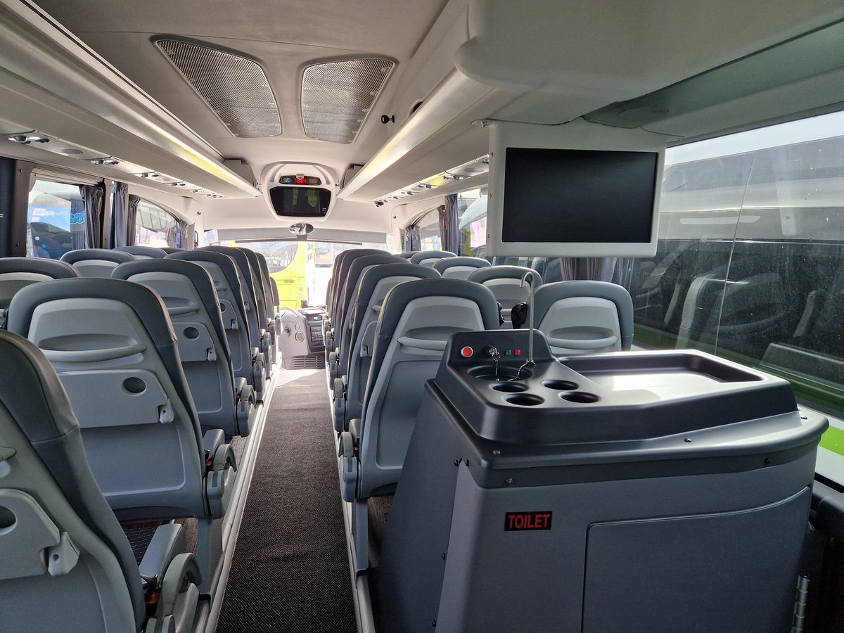 Delighted to have taken delivery of our two stunning <a href="/IrizarUK/">Irizar UK</a> i6S Efficient coaches to our full specification - for private hire, school trips, and capable of a full range of express coach work with wheelchair access and audio visual next stop announcements.