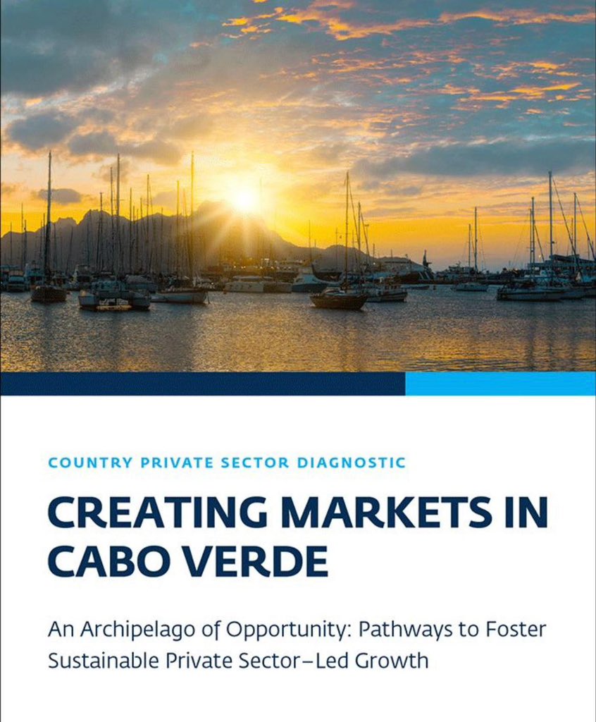 buyoya_olivier's tweet image. Great to be back again in #CaboVerde for the launch of the country’s Private Sector Diagnostic #CPSD.
Prepared by @IFC_org &amp;amp; @WorldBank, the report highlights that #CaboVerde can attract increased private investment into key sectors such as fisheries, aquaculture, digital &amp;amp; #tech