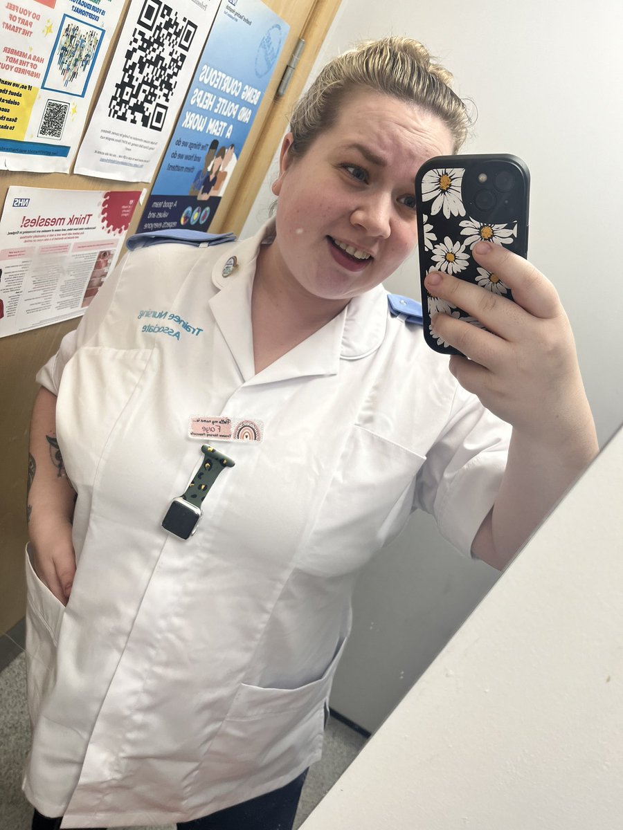 Year 2 with a new uniform! 
Let’s get this year finished and a pin secured! #tna#tnaambassador#nurseassociate