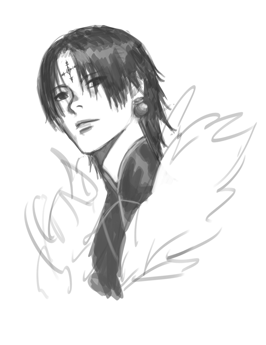 trying out a different art workflow

coloring this in a bit 