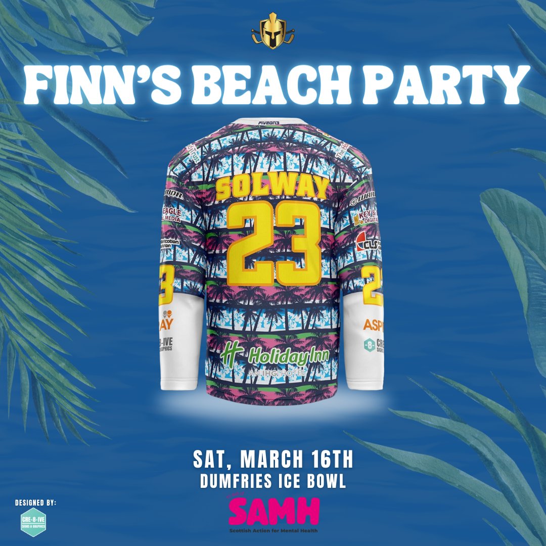 Jaisiejbd's tweet photo. Finn is having a party and you're all invited! 

Come join us for Finn's beach party at the tank on Saturday, March 16th when we play the Bees! There will be a prize for best beach outfit, games and a jersey auction!

🎟️https://t.co/Em32dfAFKB https://t.co/joOQrYC2l3