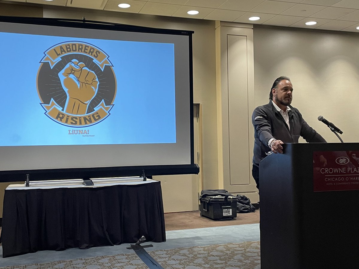 Organizers, LECET staff, and our very own GST Michael F. Sabitoni are kicking off the week representing the <a href="/LIUNANewEngland/">LIUNA! New England Region</a> region and the NYS Laborers at the March #LaborersRising Workshop in the Windy City.

The course to 1 million members is set, and we are gaining momentum!