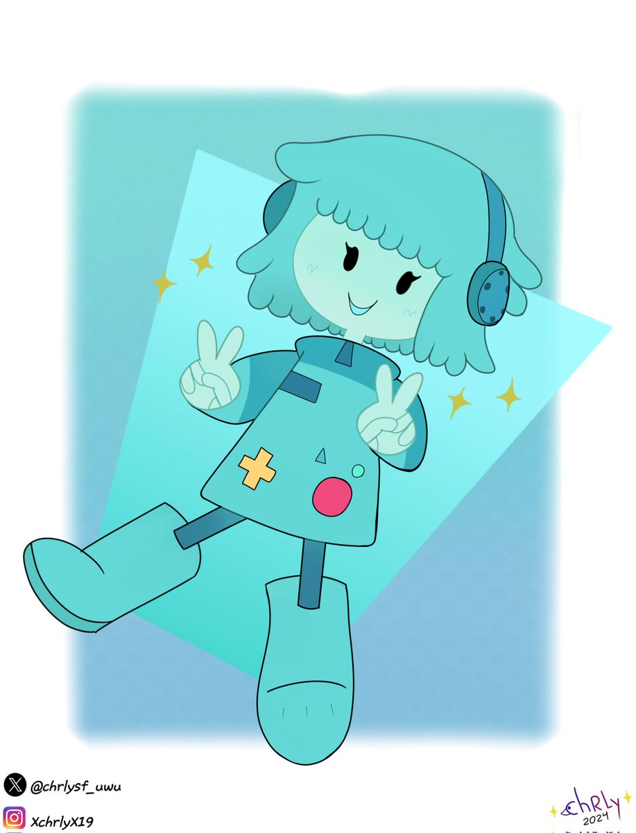 charlysf_uwu's tweet photo. BMO!! basado de un diseño que ví https://t.co/izeHZq3IrR