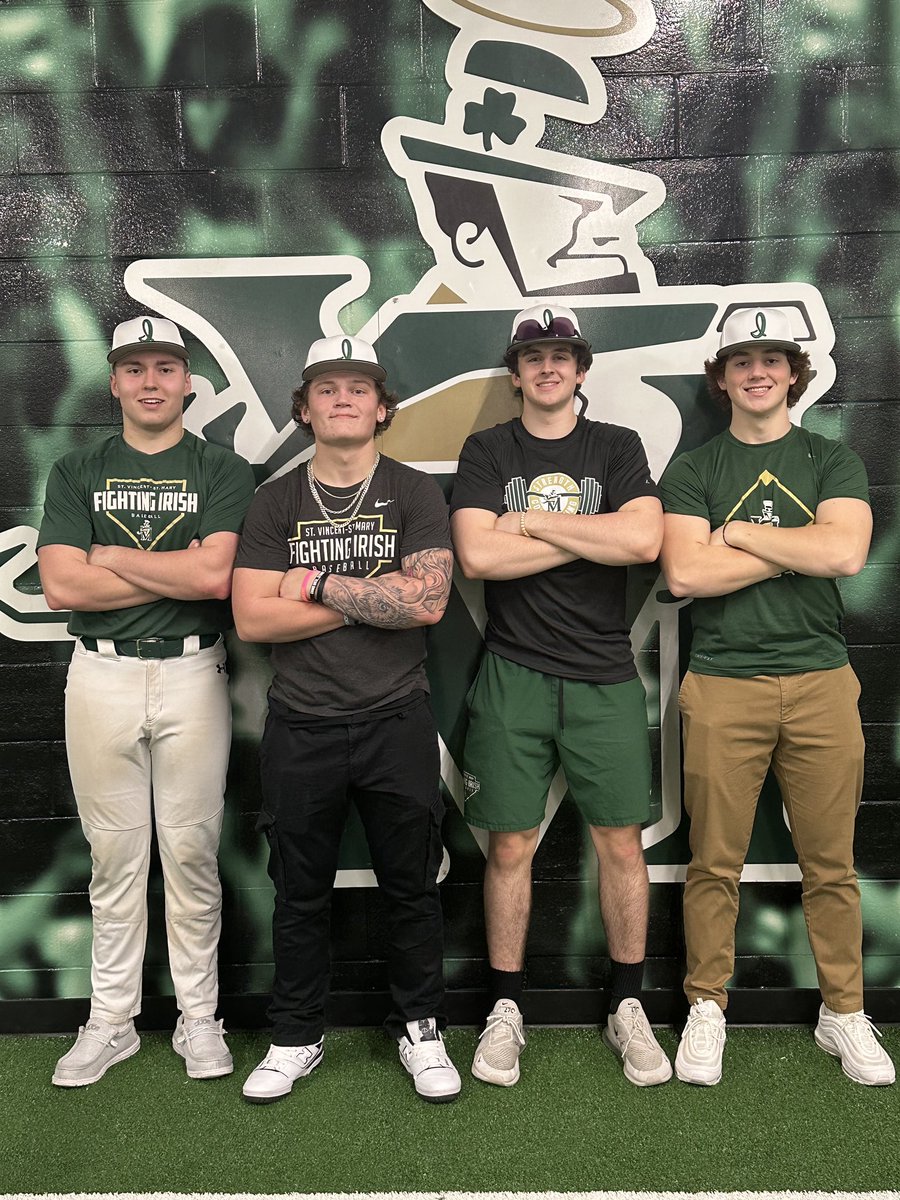 We are proud to announce and congratulate our 2024 Varsity Baseball Captains! #GoIrish☘️ 

Senior Daniel Krabill 
Senior Devon Lehman
Junior Zack Kurkey 
Junior Tyler Slone