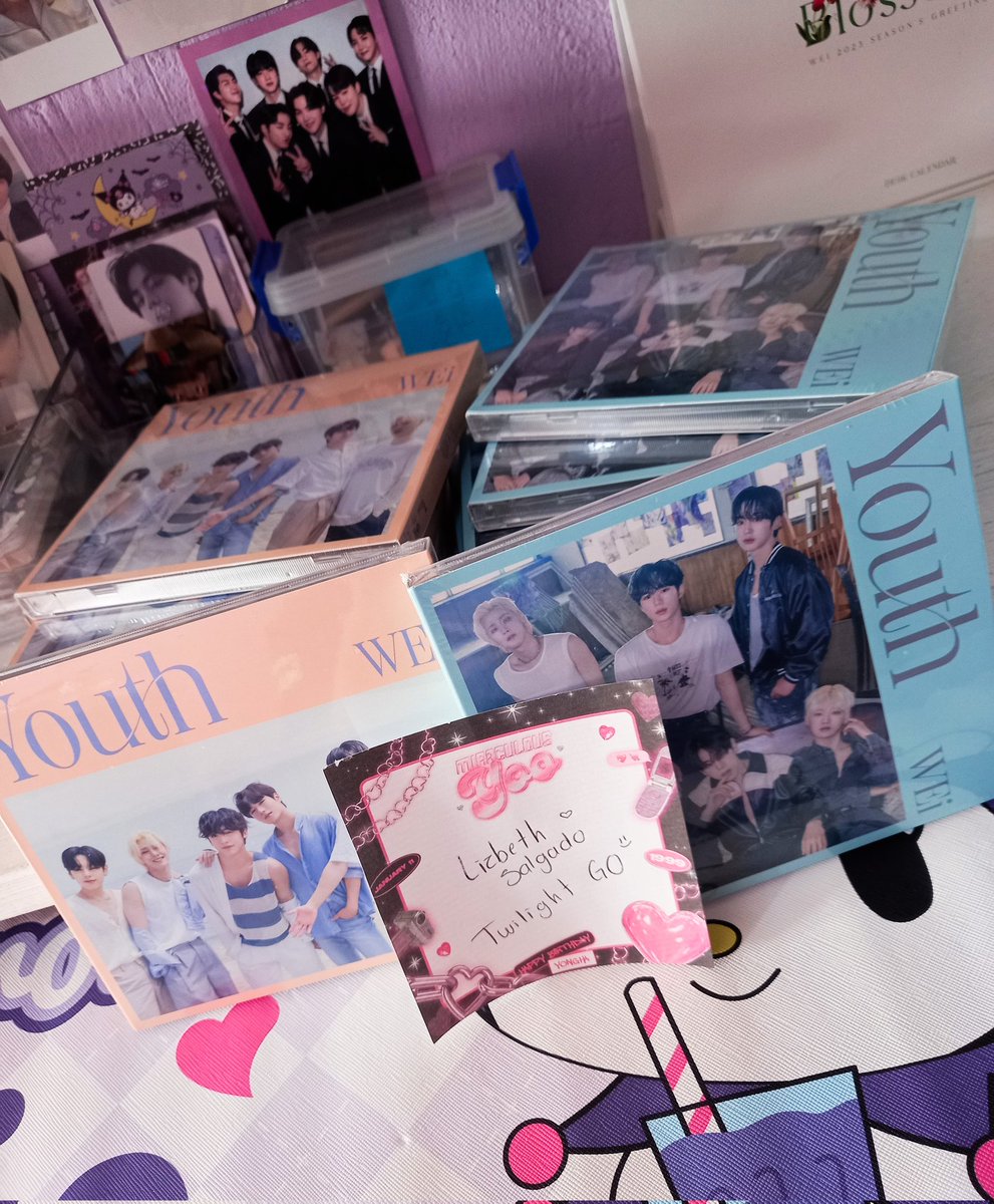 holi amistades♡
todavía tengo cds youth completamente nuevos y sellados!

$150 c/u ya incluyen todos los cargos✅️

☆cuento con facilidades de pago
☆realizó envíos a todo mx y entregas personales
☆cuento con un GO en facebook: Twilight GO en donde tengo referencias♡