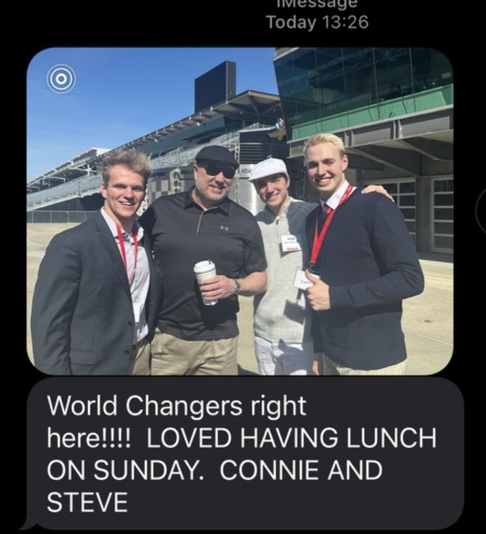 DaBigDawg1111's tweet photo. Talk about a compliment…Steve and Connie Ferguson rock!!! Nothing like a text like that!!!!!!! #wabashleaders
#unreal #wow #theyaintwrong https://t.co/PSehQ4YypO
