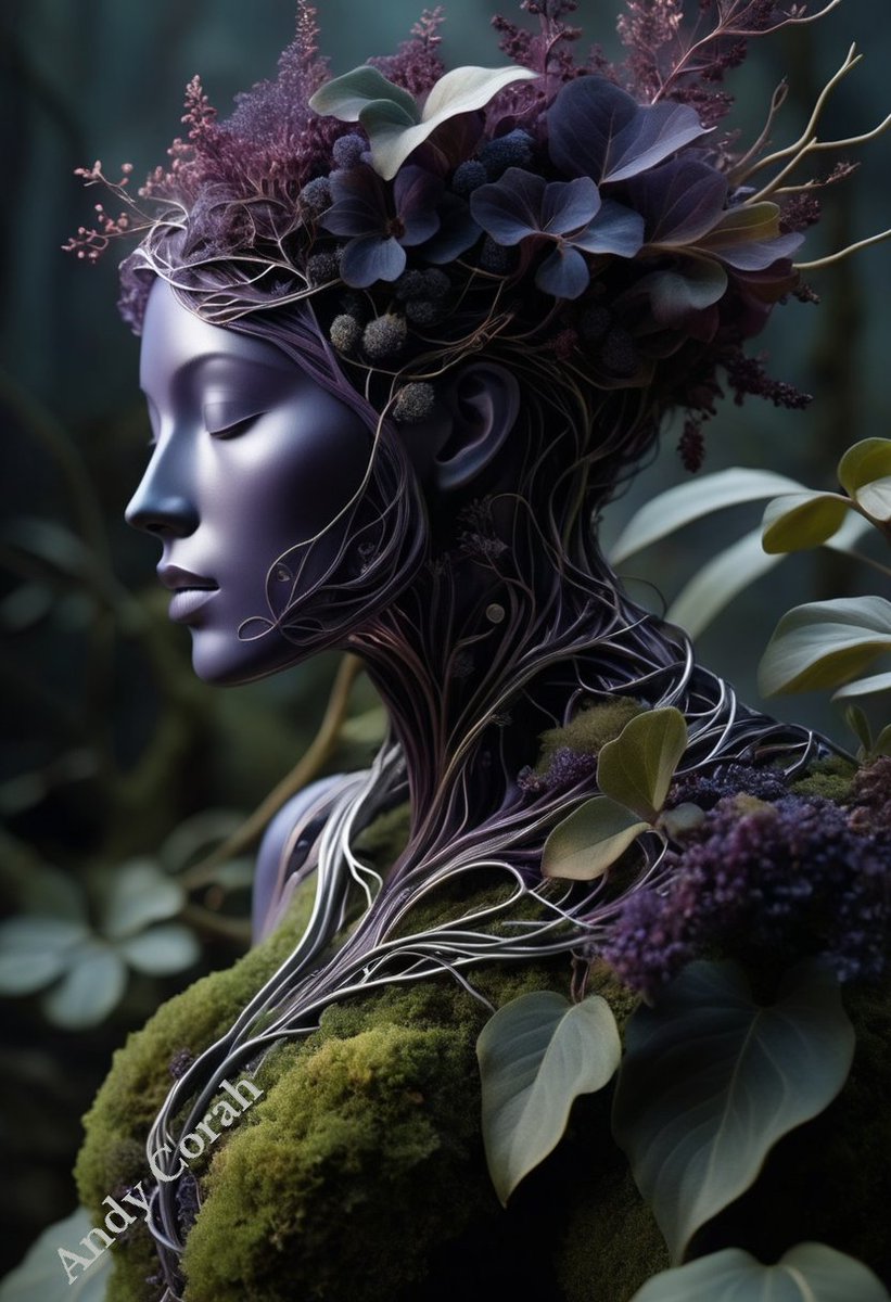 andy_corah's tweet photo. Title: "Surreal Symphony:
Tendrils of Wonder
#feelgoodtuesday #tuesdaymoods #tuesdaymention #tuesday #TOT #TT #image #today #nft #aiart #art #ai #digitalart #illustration #aiartwork #aiartworks #contemporaryart #painting #abstract #aiartis #roots #greenmoss #nature forest 🌳🙂 https://t.co/wl9X7GvmMH