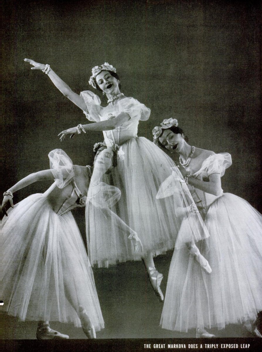 Hi everybody i wish you a historical #TutuTuesday in the 📷 Alicia Markova as Giselle in Giselle in NYC ballet at the Metropolitan Opera. 📸 Time magazine May 20th, 1944 , Courtesy Google Books