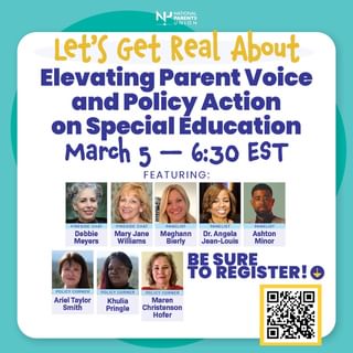March 5th! Join in this conversation about Policy Action on #SpecialEducation #IDEA #Section504 #dyslexia #decodingdyslexia #saydyslexia #Parents #NPU #NationalParentsUnion #ParentAdvocacy #PTA