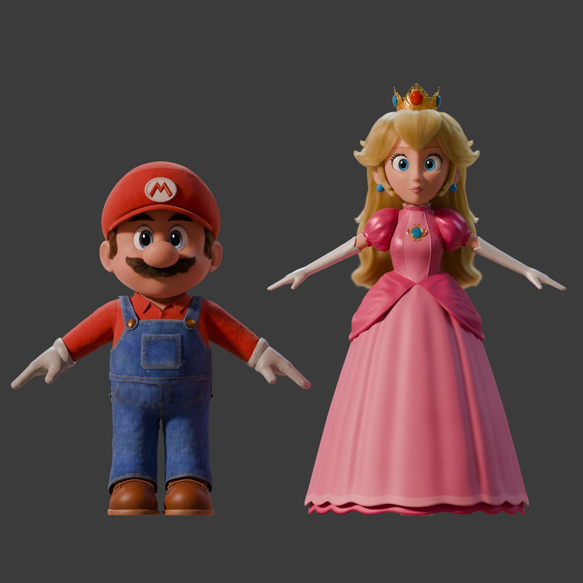 Mario and Peach height comparison:
#Mario #PrincessPeach #Supermariomovie