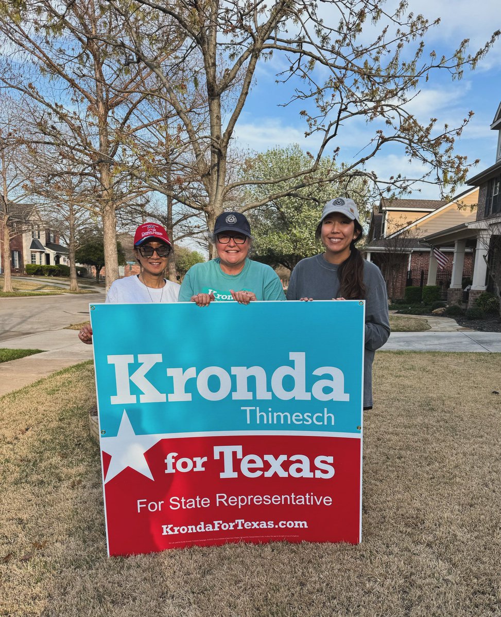 KrondaForTexas's tweet photo. Election Day is TOMORROW and we’re not slowing down! I'm committed to continuing to fight for you as your #HD65 State Rep. Together, we can continue making positive changes. Your vote matters! 🗳️ 

In Denton County, you have to vote at your specific precinct location tomorrow. Polls will be open 7:00 AM to 7:00 PM. To find your polling location, please visit: https://t.co/Q8r9W4oqa8 
#KrondaForTexas #ElectionDay #GOTV