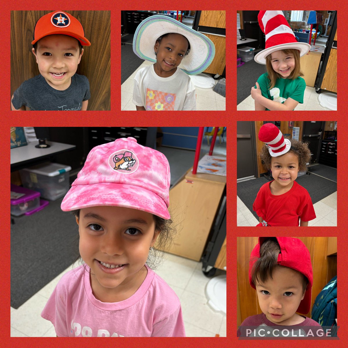 Read Across America Week @Barker_ELC! Hats Off to Reading. Thank you Edith Patel @PatelsClass for reading to our little learners today. They loved Pete the Cat and cupcakes for snack. #ReadAcrossAmerica #hatsofftoreading #happybirthdayDrSeuss #guestreader #CFISDELCS