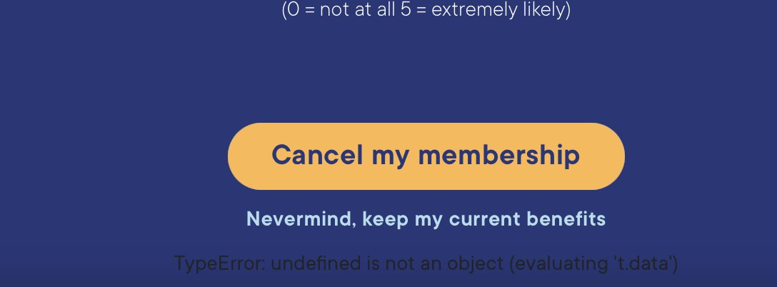 ehmio's tweet photo. @PlushCare hi, can you help me cancel my subscription? I've been for 30 mins waiting for you tu answer my call &amp; your cancel button on your site is not working. https://t.co/y0iwDHwOjb