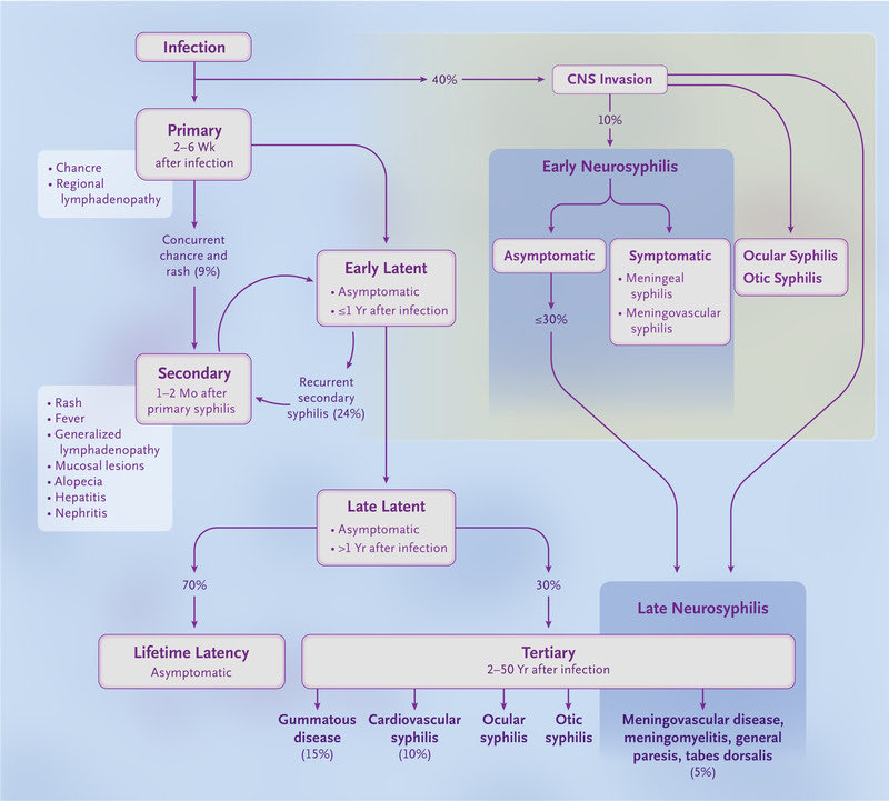 Syphilis management conundrums by Khalil Ghanem next! The BEST diagram about the natural history of syphilis is below: #CROI2024