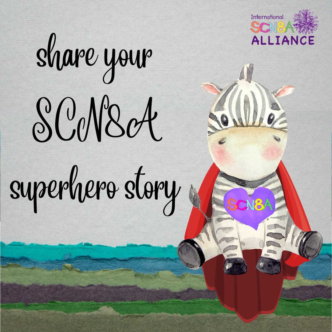 SCN8AAlliance's tweet photo. ✨📣 Share Your Stories 📣✨
Share your #SCN8A Superhero's unique journey, challenges, and their extraordinary strengths to help us spread hope 🕊️, awareness 🌟 and support 🤝 for our SCN8A community. Raise your voice and make a difference.  https://t.co/K3TE6wXy8B #CureSCN8A https://t.co/JThw3rqYMO