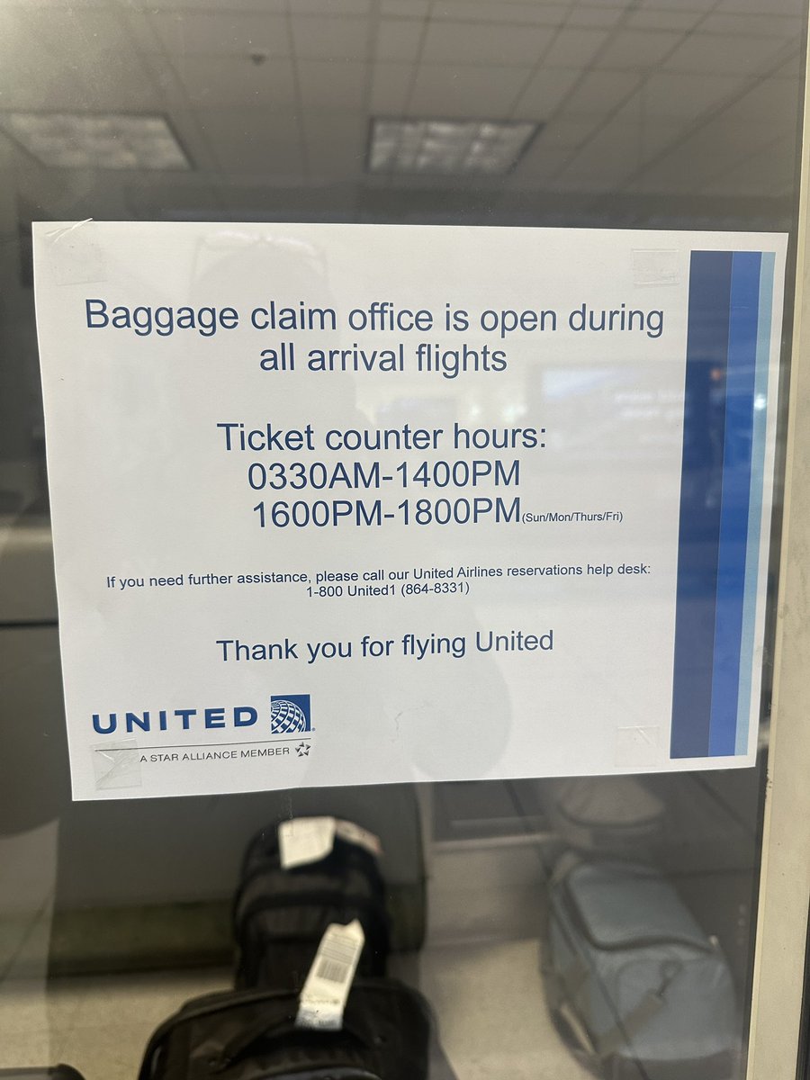 drewmanuel's tweet photo. @united anyone working at @flyONT today? I need my baggage you guys lost yesterday. #fail https://t.co/JNtlYgZFs3