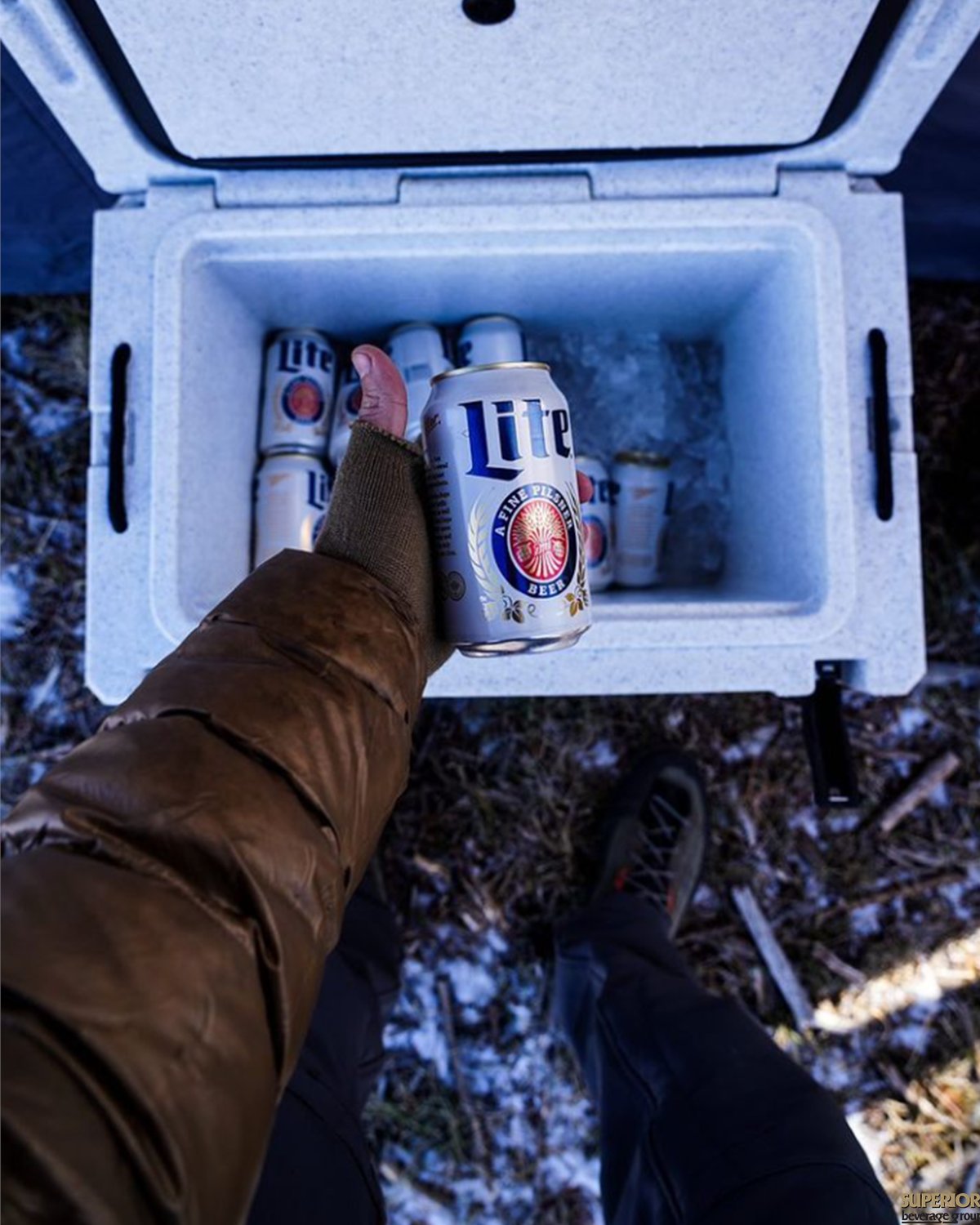 Miller lite cheap yeti cooler