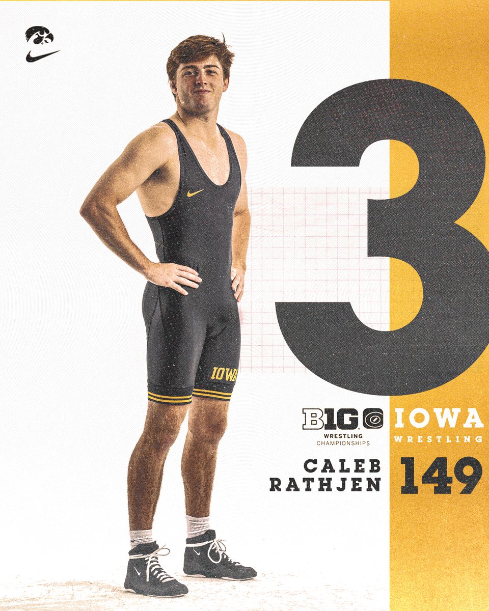 Hawks_Wrestling's tweet photo. #3 Seed at 149 Pounds: 𝗖𝗮𝗹𝗲𝗯 𝗥𝗮𝘁𝗵𝗷𝗲𝗻

#Hawkeyes https://t.co/vqpLrcDfUY