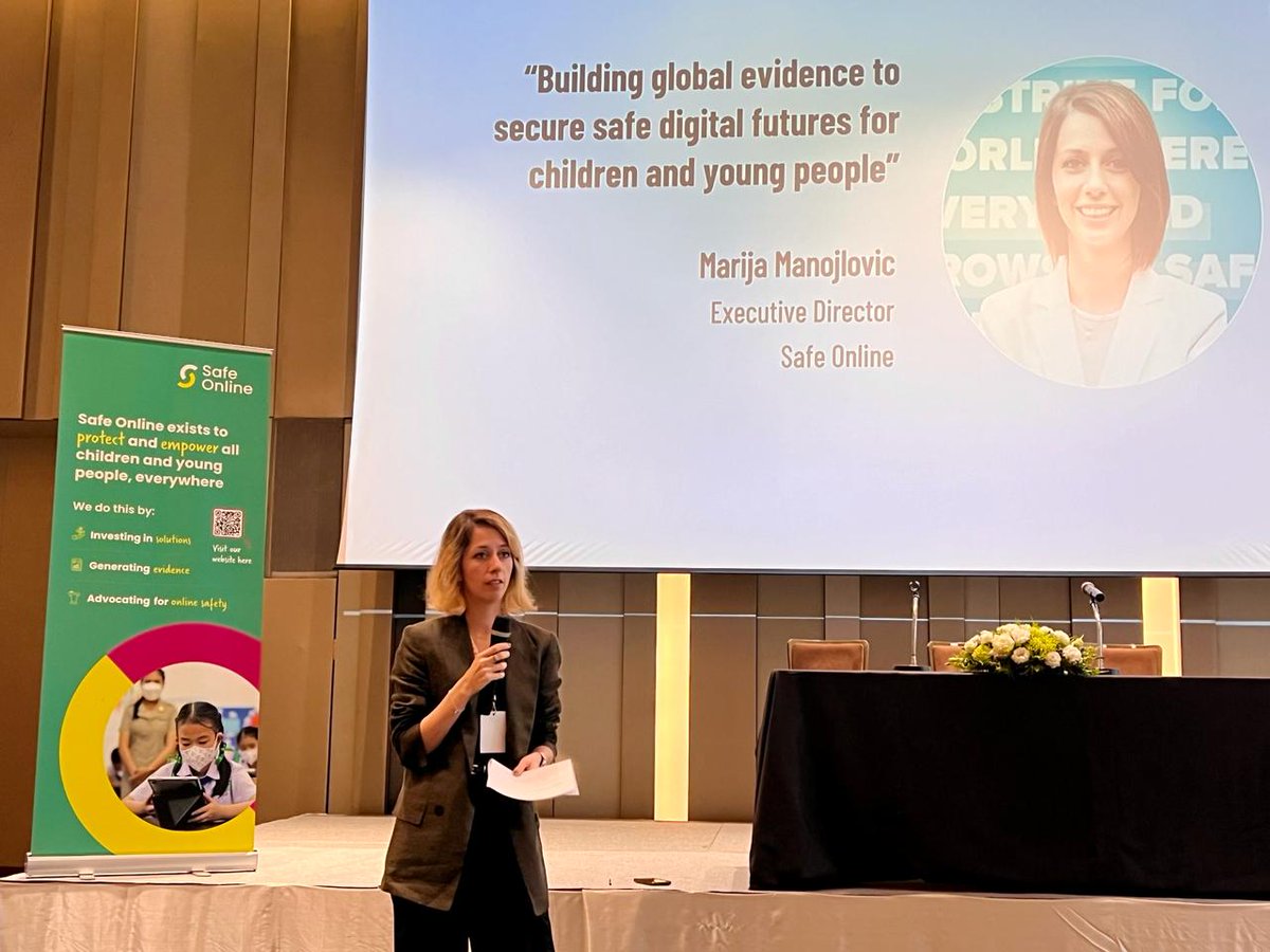 It's time to leverage our shared knowledge, and the power of collaboration to create a unified front against online child sexual exploitation. 

📢@MarijaMano of @SafeOnlineFund at the #BangkokRegionalWorkshop to address #ChildSexualExploitation 

#DowntoZeroAlliance