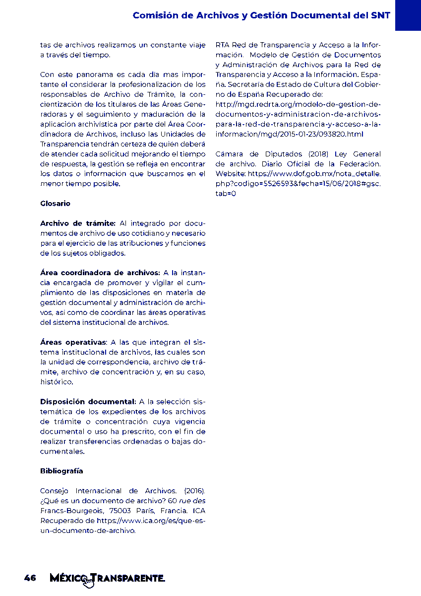 Continúa la lectura:
Páginas 42-46👉🏼 bit.ly/3Tl07bnx
Revista #MéxicoTransparente