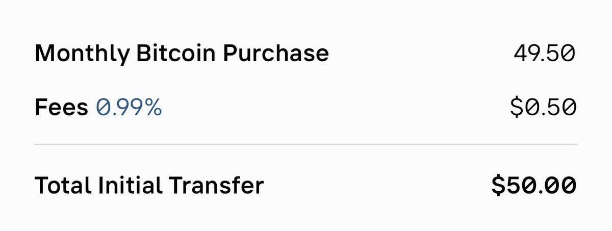 $0.99 in #bitcoin fees? Can your exchange do that? #Crypto #BTC #CryptoCommunity #cryptocurrencies 

⬇️⬇️⬇️ $10 in free #Bitcoin

swanbitcoin.com/Booker_Bitcoin…
