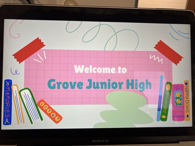 Awesome collaboration between our Jr. High & Elementary Schools with current 5th grade visits all 3 of our Jr. High schools. What a great opportunities for the students visit while our JH staff and students start building connections. Well Done! #D59Learns