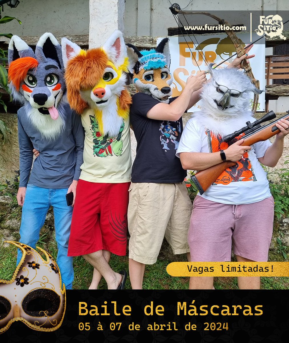 fursitio's tweet photo. Participe das competições do Fursitio!

Teremos as tradicionais competições de tiro ao alvo, fotografia e arco e flecha para você participar e, quem sabe, sair vitorioso!

E aí,.você topa? A premiação é excitante 👀

Acesse https://t.co/kMGy6t1gXH e compre já o seu ingresso! https://t.co/DHIfHmMZG3