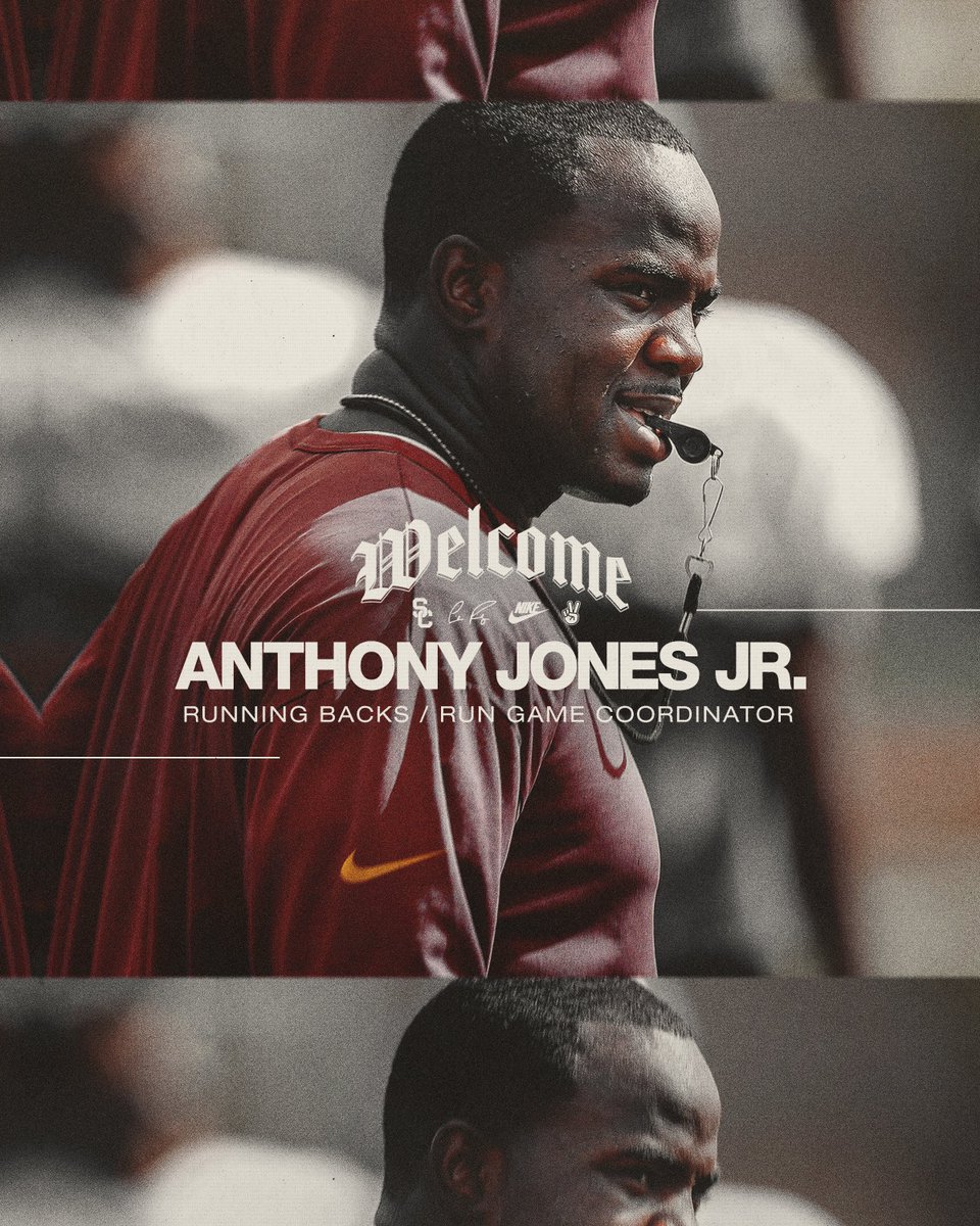uscfb's tweet photo. Welcome @AnthonyJonesFB! ✌️ https://t.co/DByJE1IC0y