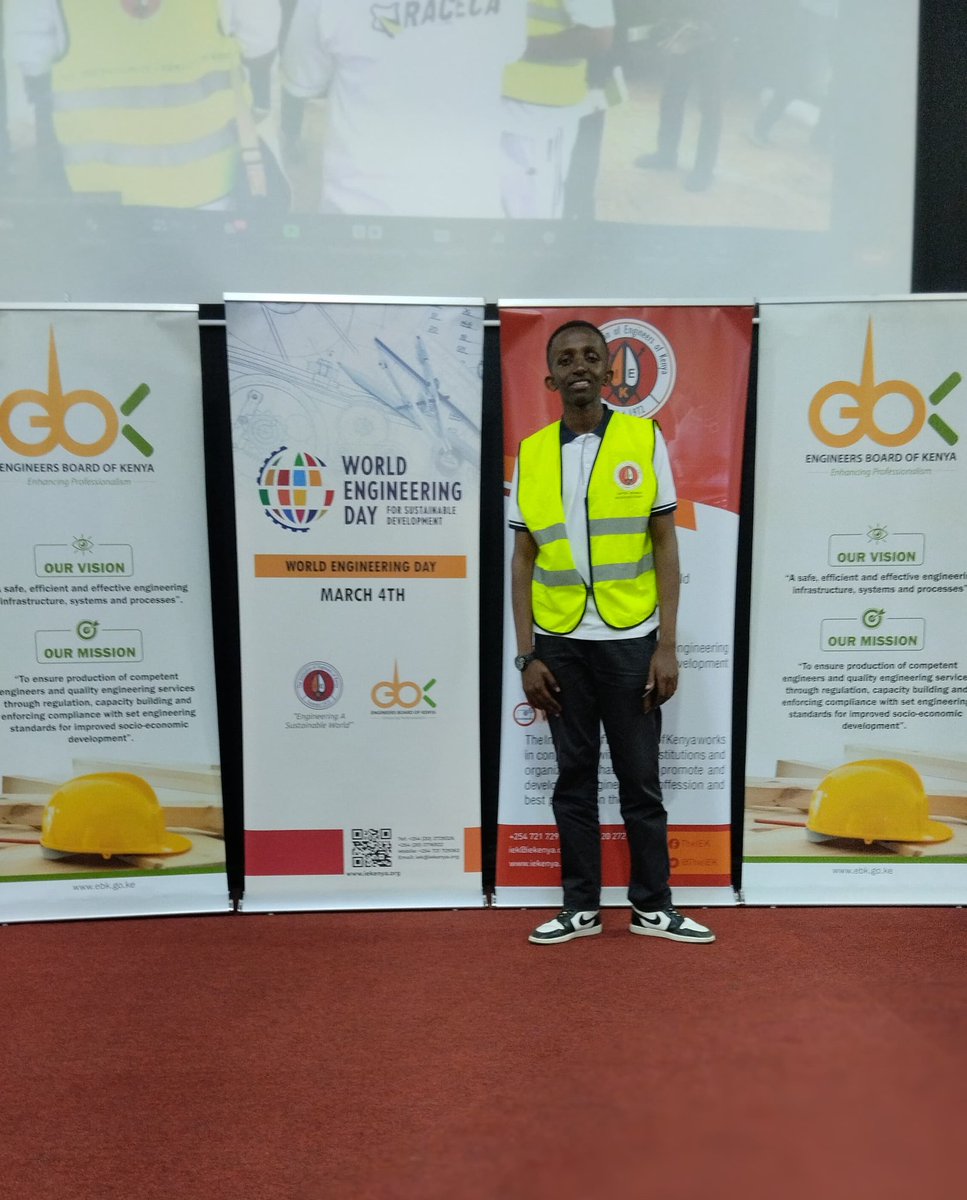 edwin_mwaii's tweet photo. Happy world engineering day 🥳🥳.The events organized by @EngineersBoard @TheIEK @acek @AcekFL_Kenya were full of joy and happiness as engineering professionals and students celebrated their day as engineers. I got to meet so many new faces and established meaning connections https://t.co/3NQN1TpXGK
