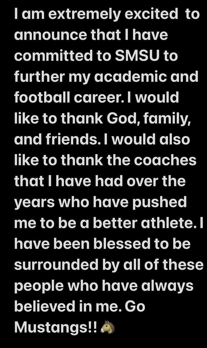 100% COMMITTED!! <a href="/SMSUfootball/">SMSU Football</a> <a href="/CoachDP78/">Doug Patterson</a> <a href="/ZacCunha_16/">Zac Cunha</a> <a href="/CoachB_U/">Brady Underwood</a> <a href="/CoachBull16/">Levi Bullerman</a> <a href="/PrepRedzoneMN/">Prep Redzone Minnesota</a> <a href="/OJW_Scouting/">PrepRedzone Oliver</a> <a href="/Scoblic/">LP Football</a>