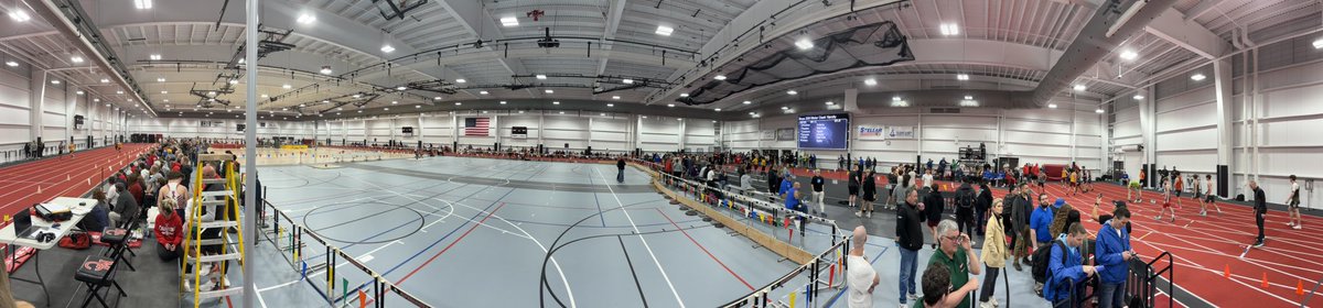 Indoor track meet is going great tonight. #GoRiverhawks #WingsUp We are lucky to get to host 24 schools in our Fieldhouse