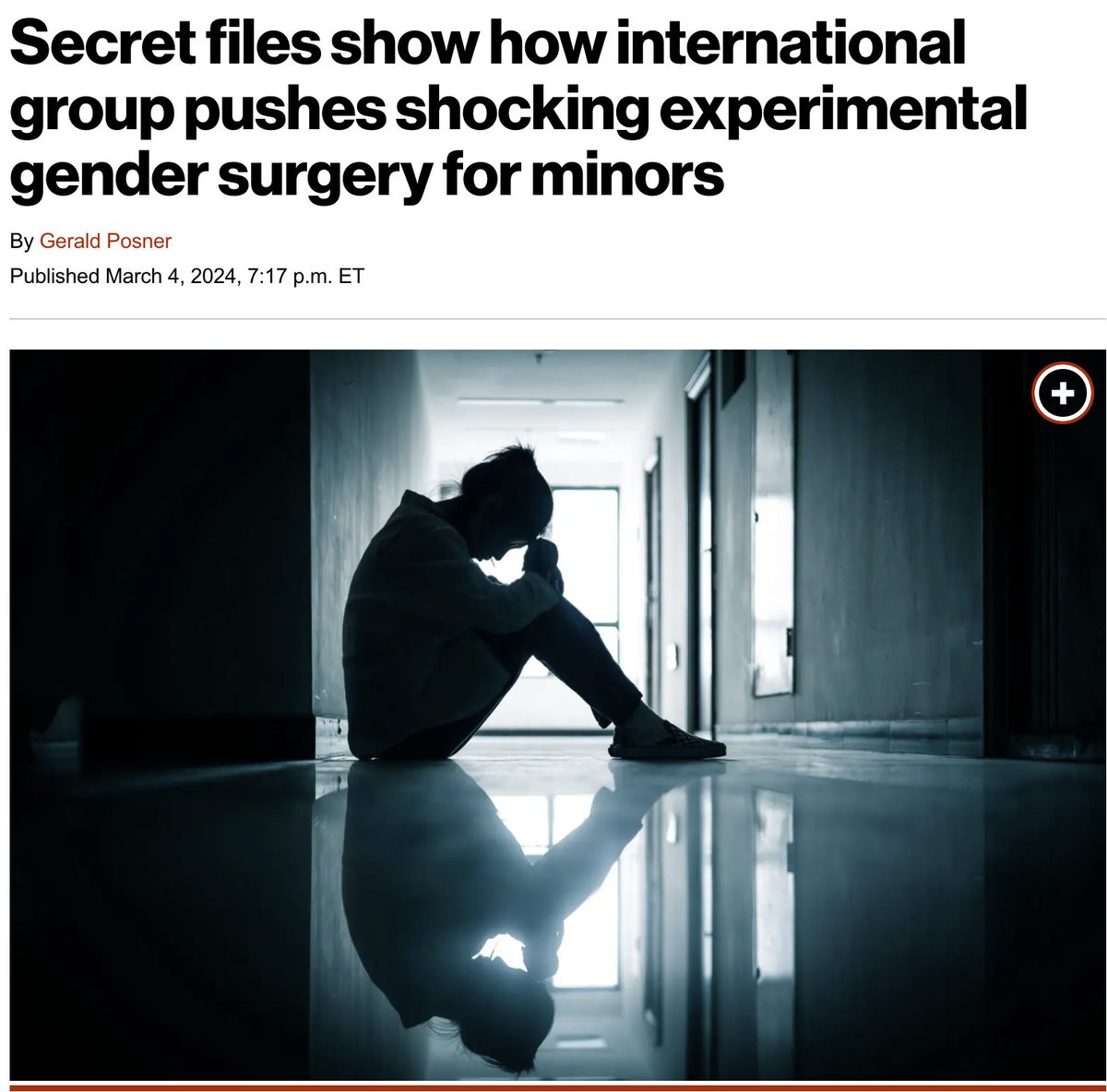 geraldposner's tweet image. BREAKING
My latest OpEd just went live in @nypost. It is about explosive leaked files from inside @wpath, the organization whose guidelines are the defacto  standard of care for transgender healthcare. The jaw-dropping files “reveal it is pushing hormonal and surgical transitions…