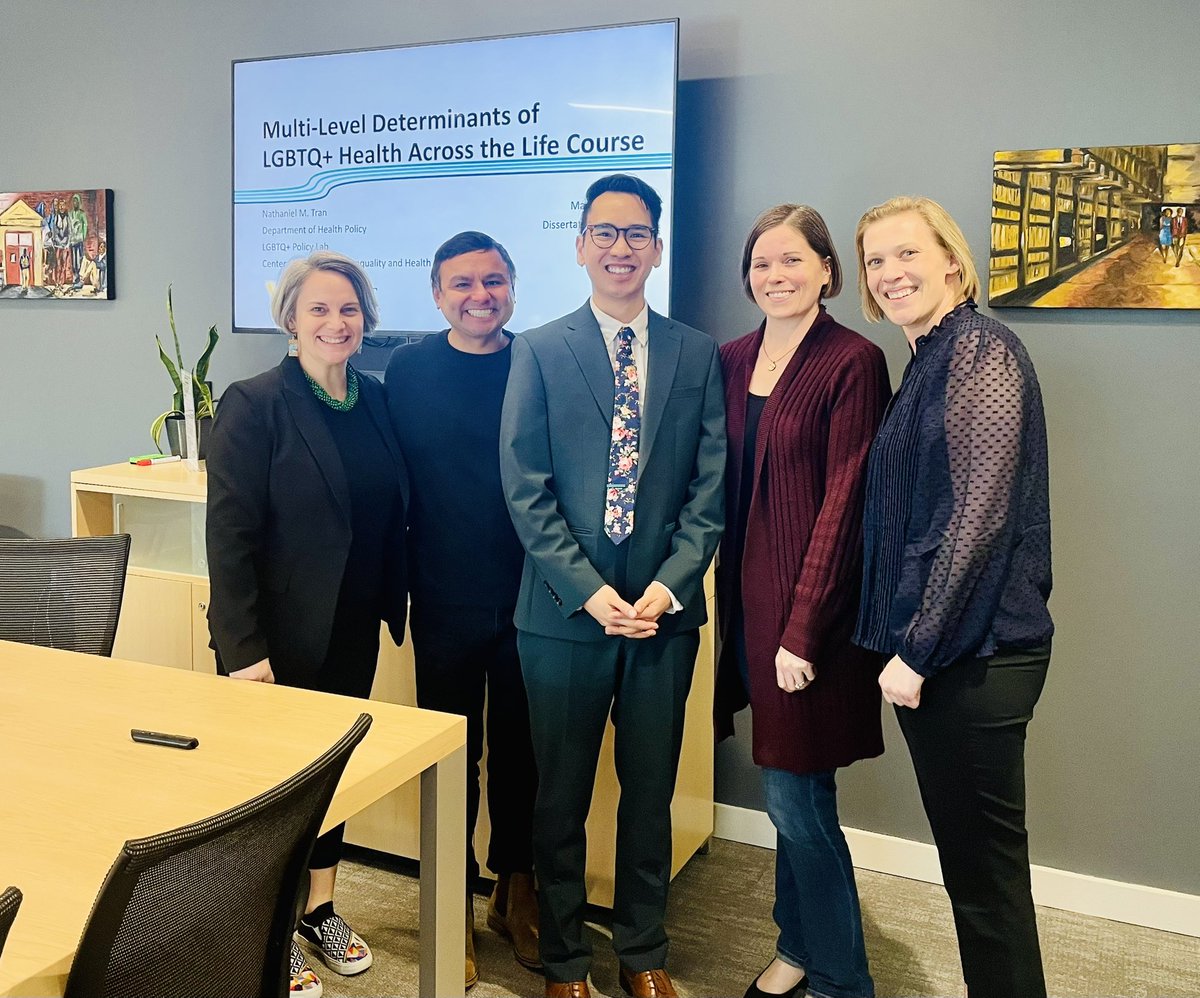 Congratulations to Nathaniel Tran who successfully defended their dissertation today!! 🎉🎉🎉 Watch out for this rising star, world!! Beyond proud!!! Thank you committee members @taramckayphd @DusetzinaS @cefry437!!!